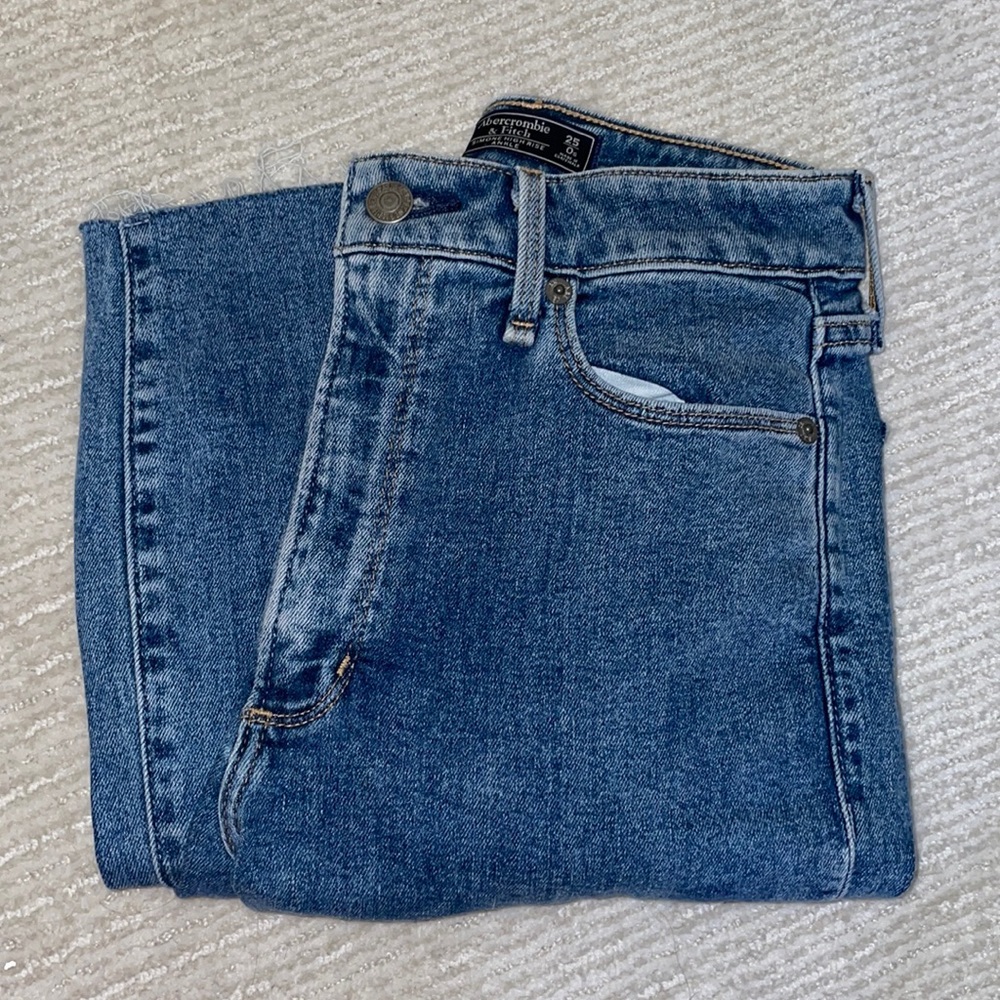 Abercrombie Simone High Rise Ankle Denim Jeans